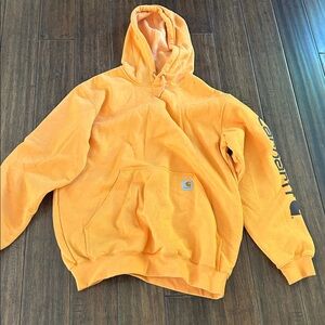 Carhartt Vibrant Orange Pullover Hoodie